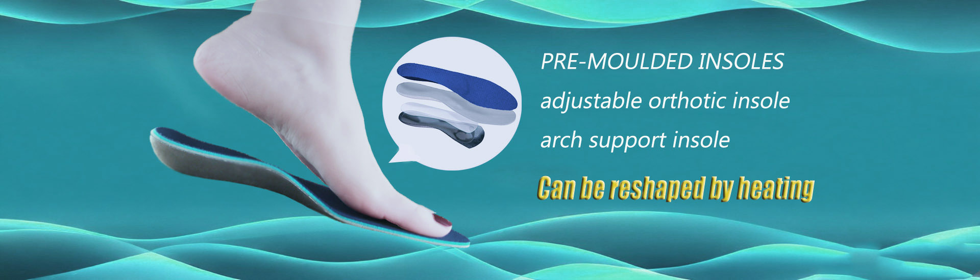 pre-moulded insoles,adjustable orthotic insole